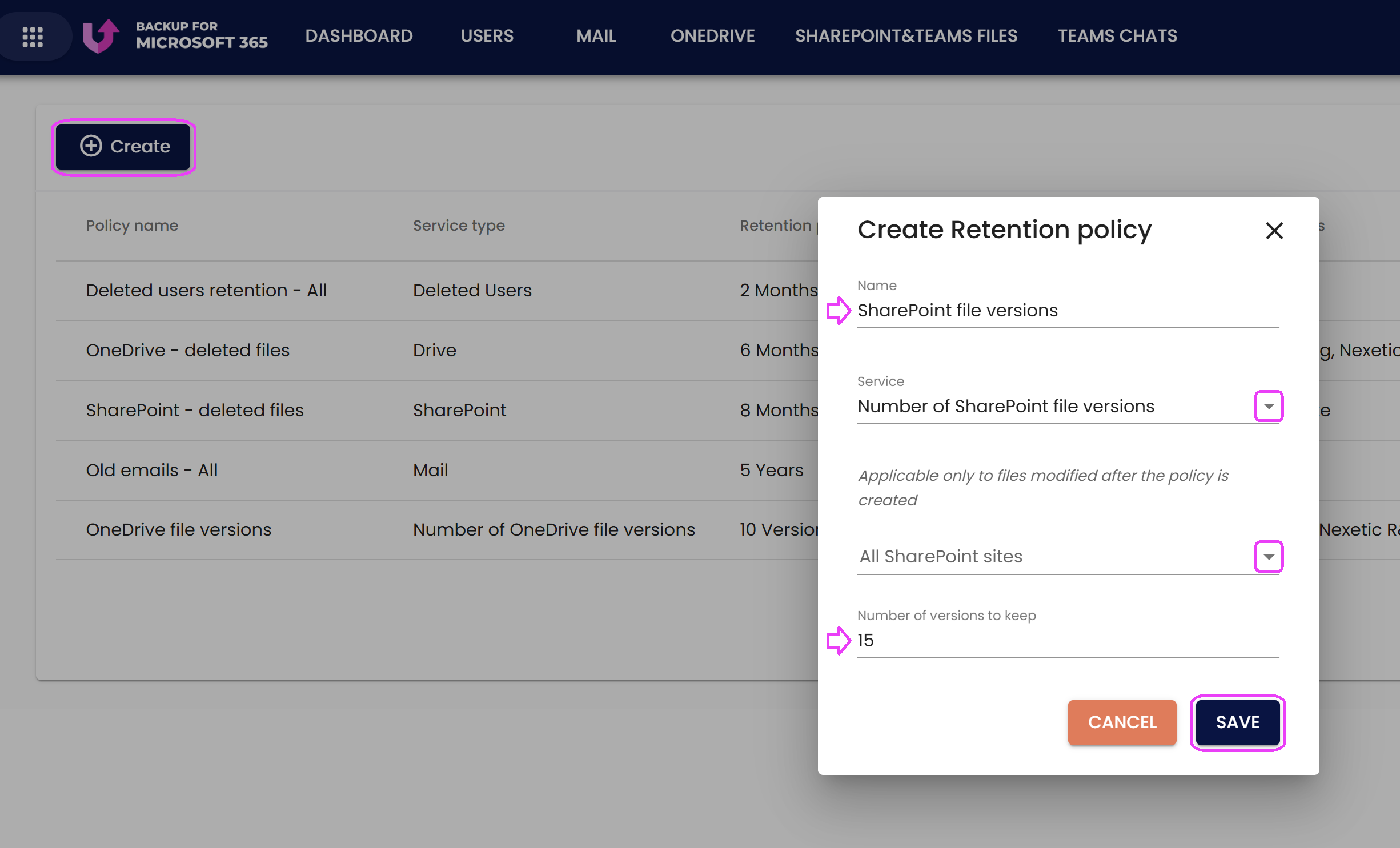 retention-policies-sharepoint-versions.png